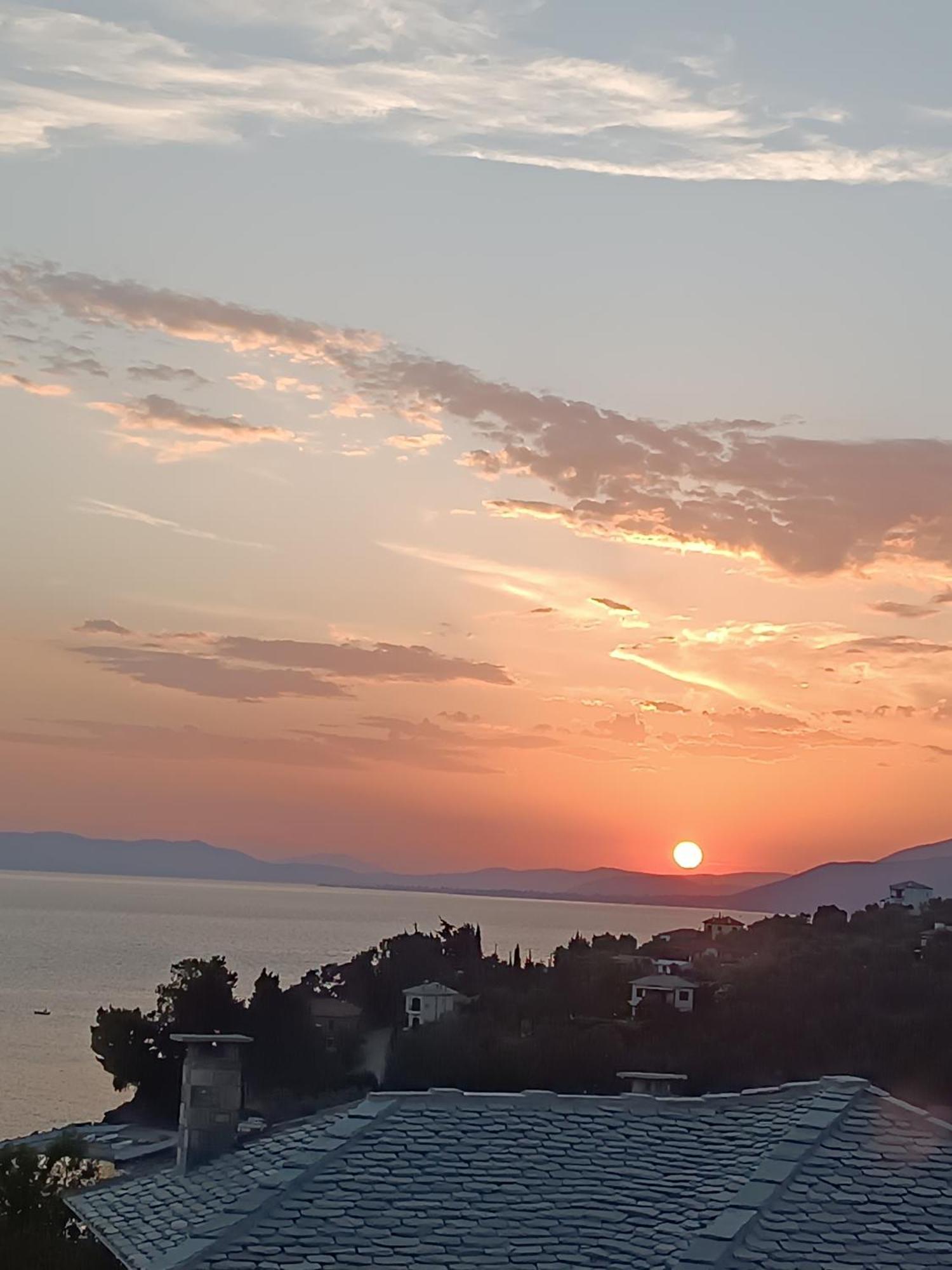 费索斯Mesonisi Με Υπέροχη Θέα Στον Παγασητικό!!别墅 外观 照片